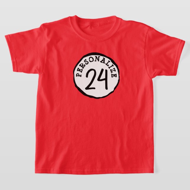 Camiseta Círculo Tonto Texto Personalizado (Distribución)