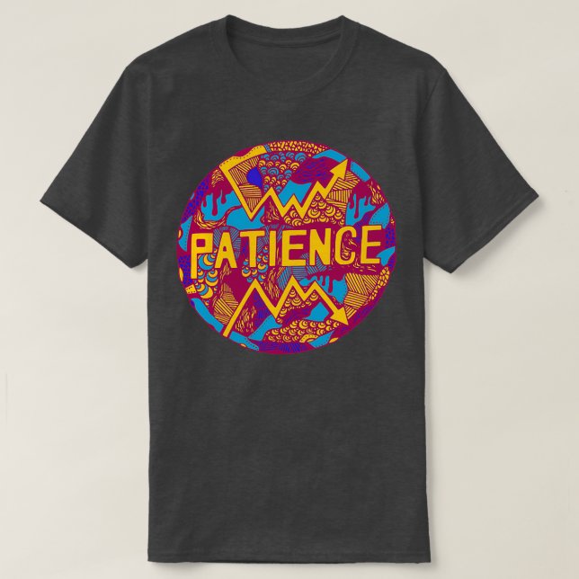 Camiseta Círculo tríada de paciencia (Diseño del anverso)