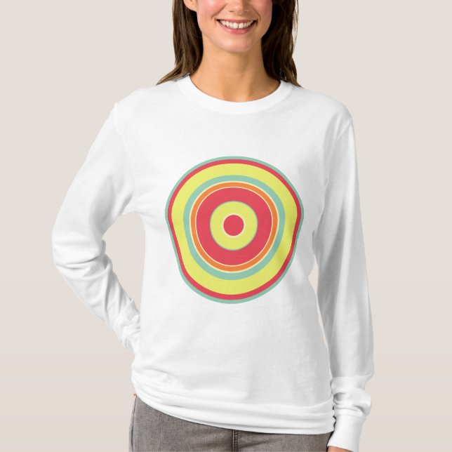 Camiseta Círculos coloridos 01 (Anverso)