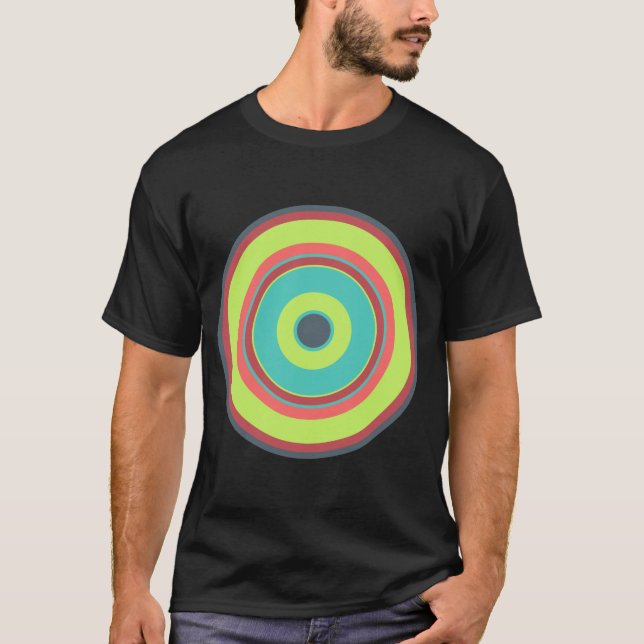 Camiseta Círculos coloridos 04 (Anverso)