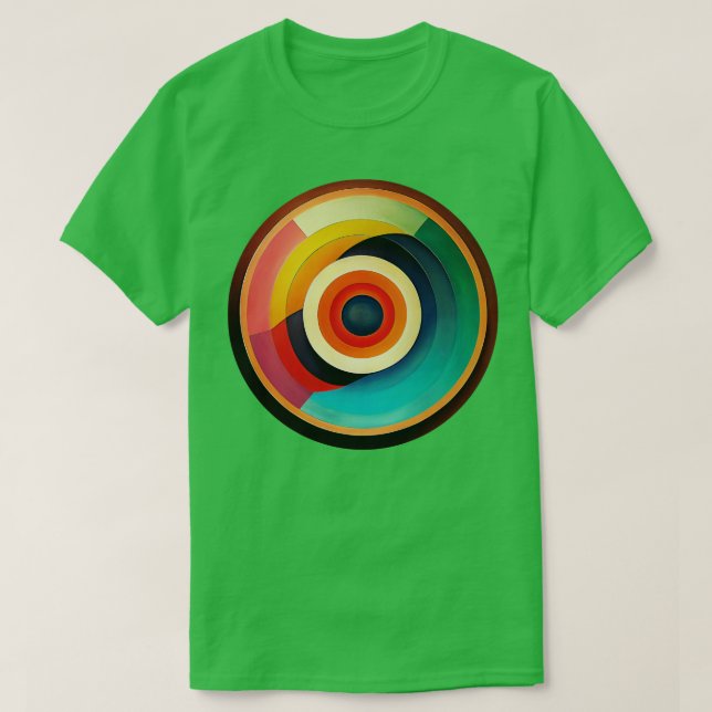 Camiseta Círculos Concéntricos Pintados 15 (Diseño del anverso)