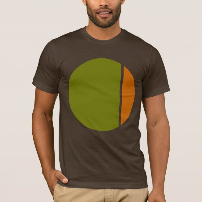 Camiseta círculos de aplastamiento de colores (Anverso)