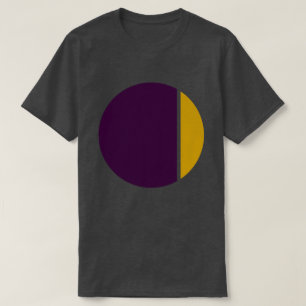 Camiseta círculos de aplastamiento de colores