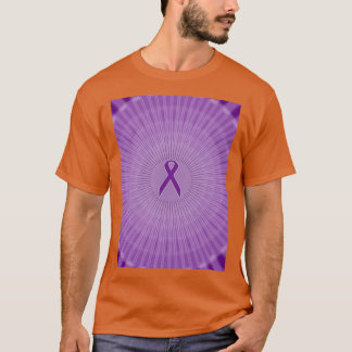 Camiseta Círculos de Cinta Púrpura Fibromialgia
