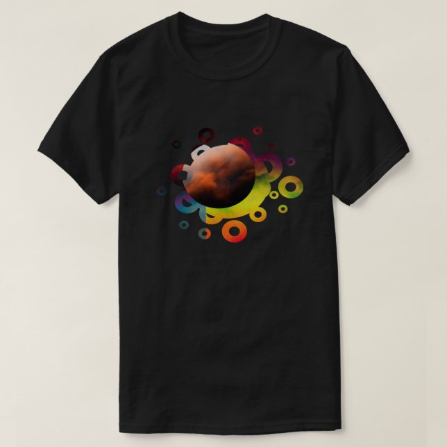 Camiseta Círculos de color (Diseño del anverso)