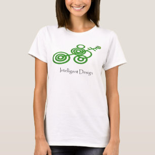 Camiseta Círculos de la cosecha verde - diseño inteligent