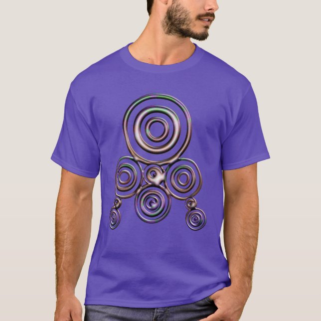 Camiseta Círculos de sonido de altavoces (Anverso)