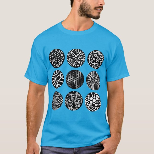 Camiseta Círculos decorativos (Anverso)