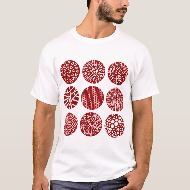 Camiseta Círculos decorativos (Anverso)