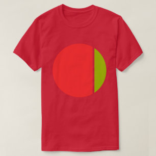 Camiseta círculos del agolpamiento del color