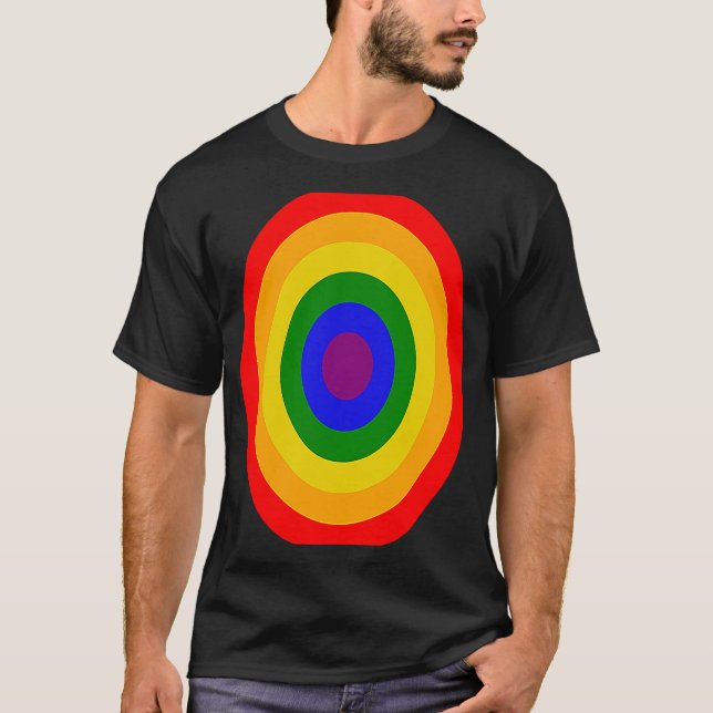 Camiseta Círculos del arco iris (Anverso)