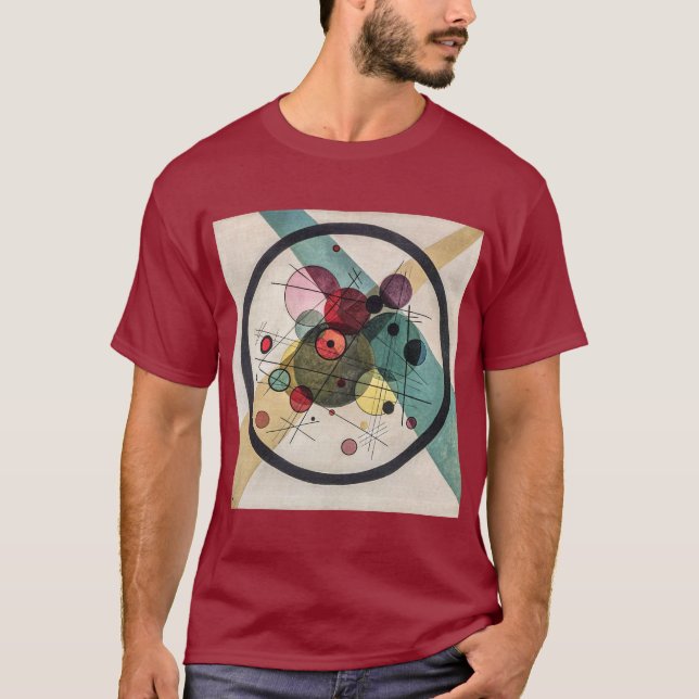 Camiseta Círculos en un círculo - Kandinsky (Anverso)