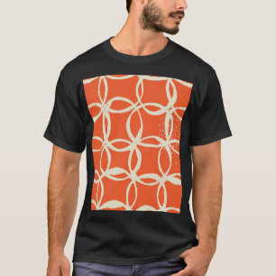Camiseta Círculos esquemáticos Diseño moderno y sin inconve
