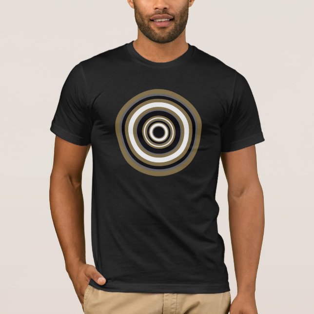 Camiseta círculos, formas geométricas (Anverso)