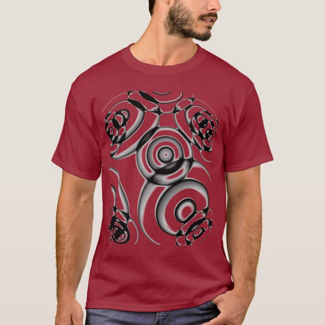 Camiseta Círculos geométricos (Anverso)