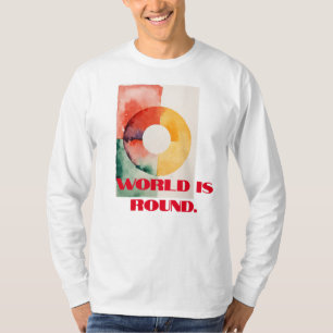 Camiseta "Círculos Globales: ¿Larga Manga Tee"?