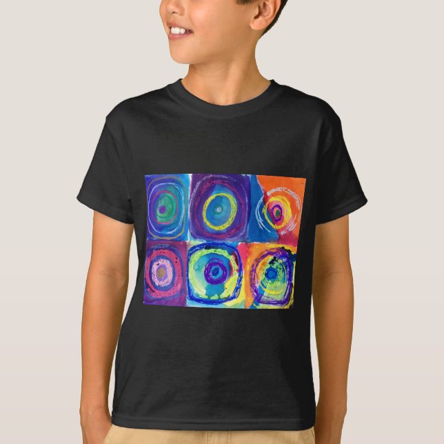 Camiseta círculos kandinsky (Anverso)