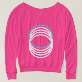 Camiseta Círculos modernos de azul blanco 4Alex