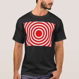 Camiseta Círculos rojos y blancos