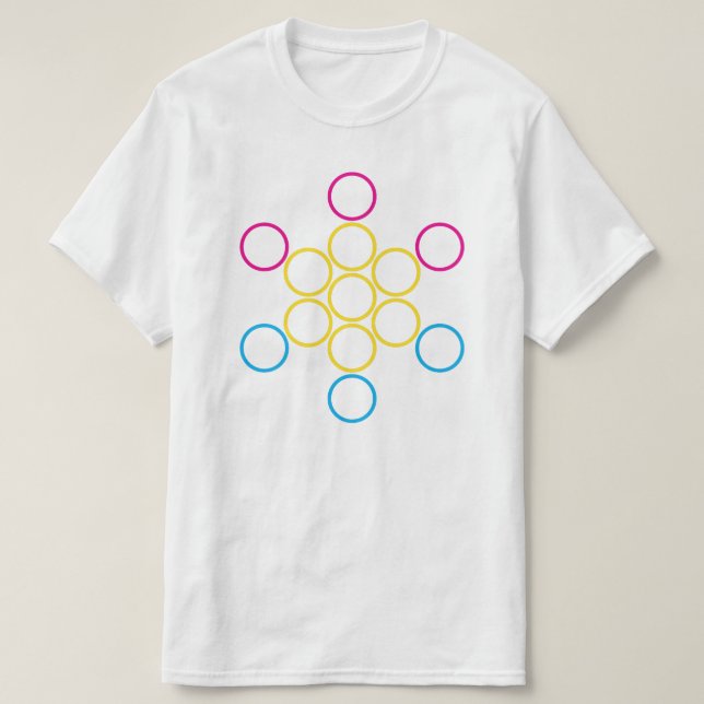 Camiseta círculos sagrados (Diseño del anverso)