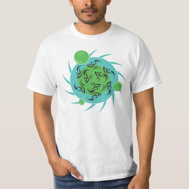 Camiseta círculos shamanic (Anverso)