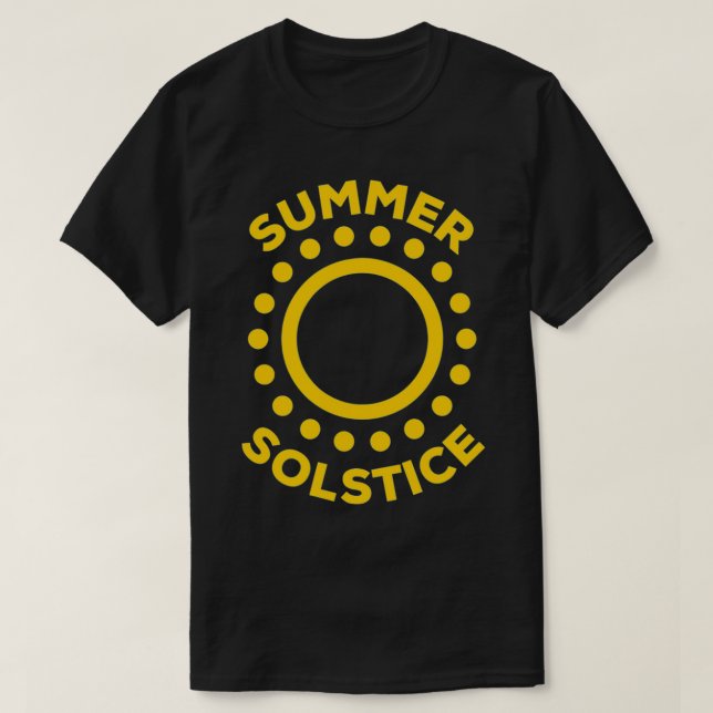 Camiseta Círculos solsticio de verano (Diseño del anverso)