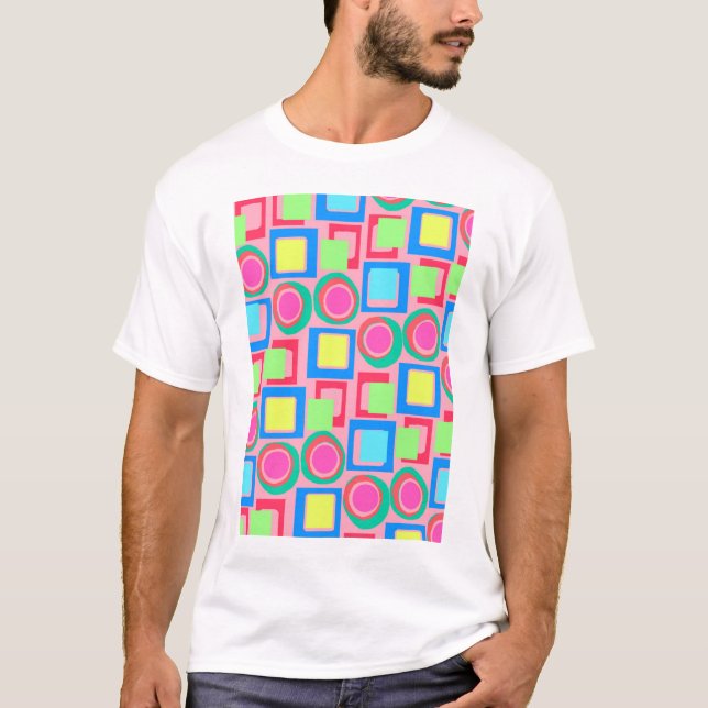 Camiseta Círculos y cuadrados (Anverso)