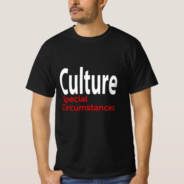 Camiseta Circunstancias Especiales De Cultura IainM Bancos  (Anverso)