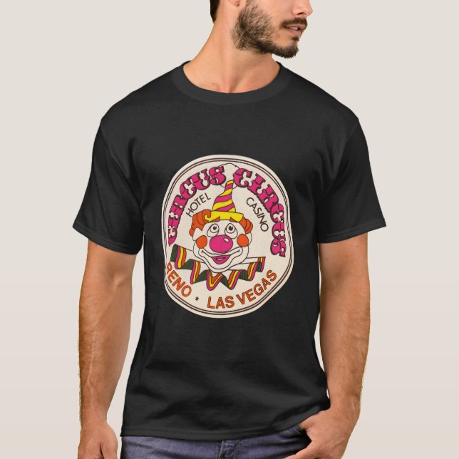 Camiseta Circus Circus Casino Hotel Clown Las Vegas (Anverso)