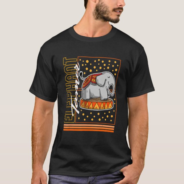 Camiseta Circus Elephant Tamer Cute Elephant  Circus Staff  (Anverso)