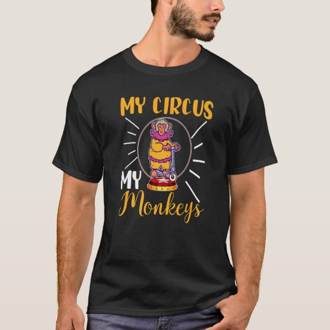 Camiseta Circus For Kids My Circus  My Monkeys (Anverso)