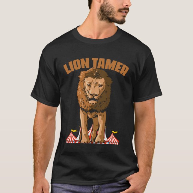 Camiseta Circus Lion Animal Tamer Acrobat Carnival Showman (Anverso)
