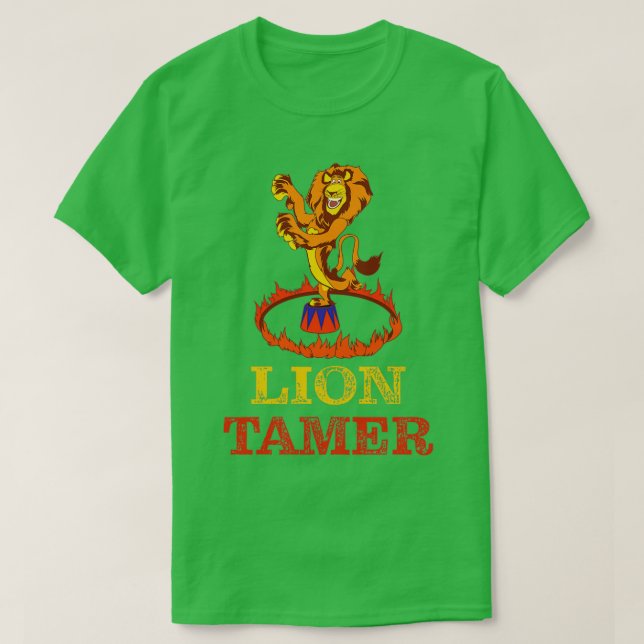 Camiseta Circus Lion Tamer (Diseño del anverso)