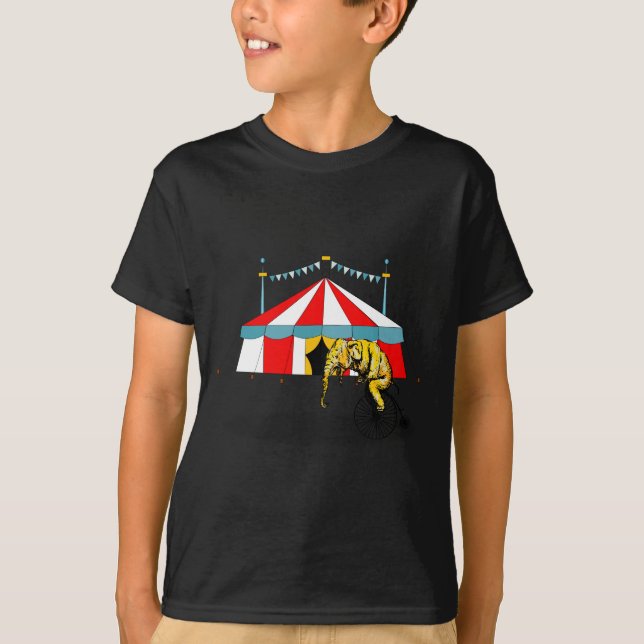 Camiseta Circus Memorabilia en memoria de los elefantes del (Anverso)