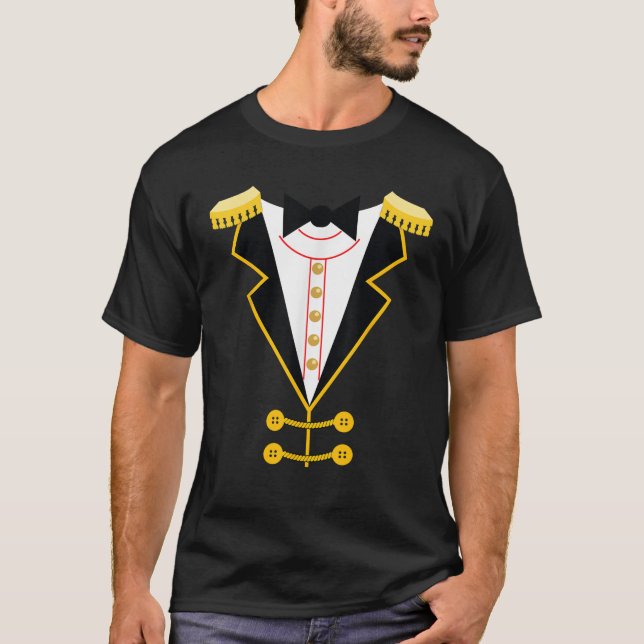 Camiseta Circus Ringmaster Costume Carnival Theme Halloween (Anverso)