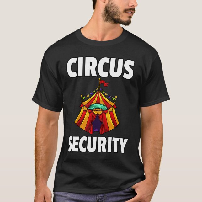 Camiseta Circus Staff Security Ringmaster Clown (Anverso)