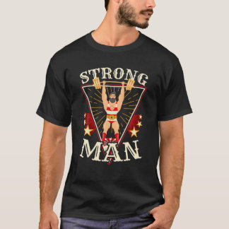 Camiseta Circus - Vintage Circus Strongman Costume
