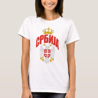 Camiseta Cirílico de Serbia