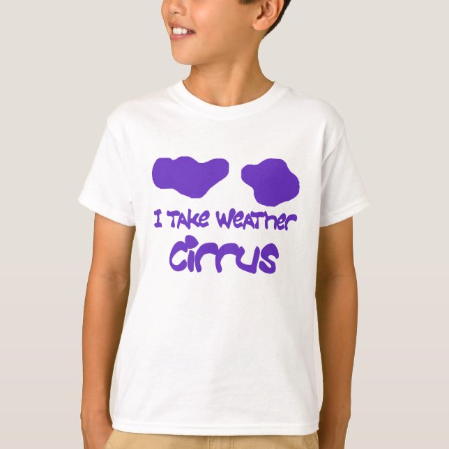 Camiseta cirro divertido (Anverso)
