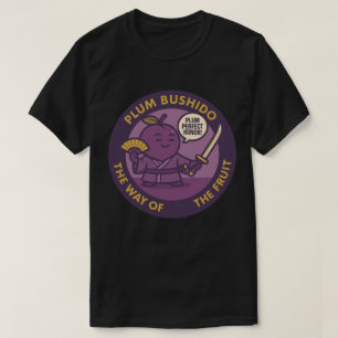 Camiseta Ciruela Perfecta Honor Samurái Fruta