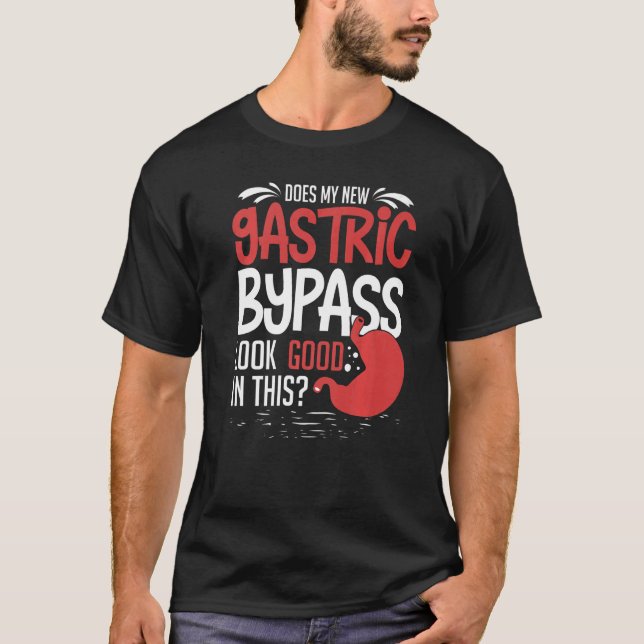 Camiseta Cirugía Bariátrica Evasión gástrica Manga de recup (Anverso)