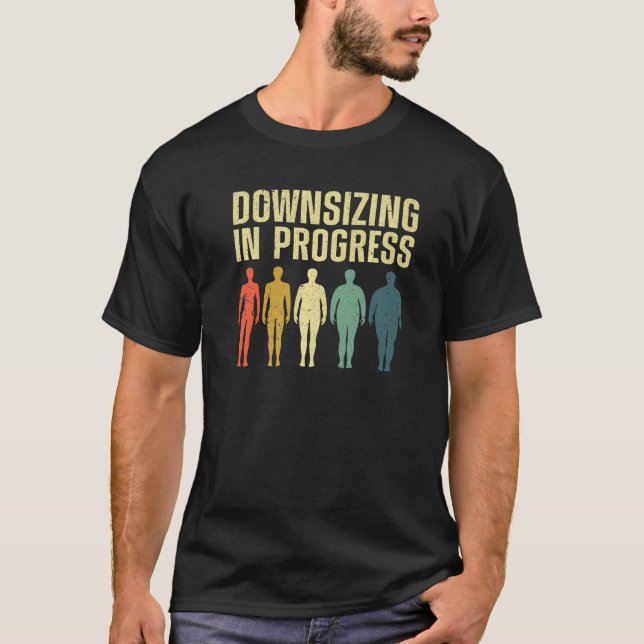 Camiseta Cirugía Bariátrica Guay Para Hombres Pesos Gástric (Anverso)