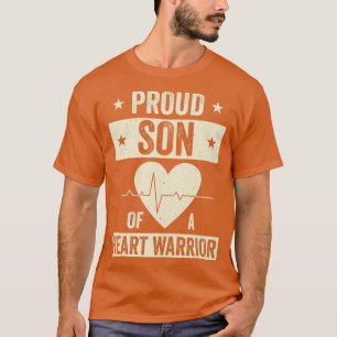 Camiseta Cirugía cardíaca abierta trasplante CHD hijo de un