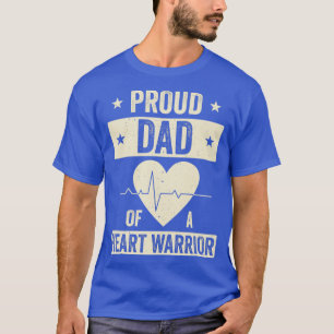 Camiseta Cirugía cardíaca abierta trasplante CHD papá de co