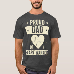 Camiseta Cirugía cardíaca abierta trasplante CHD papá de co