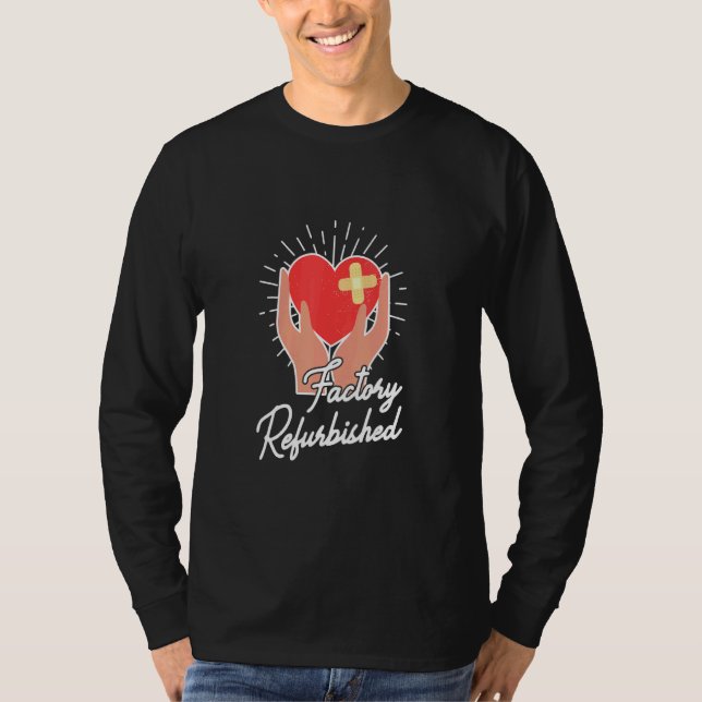 Camiseta Cirugía Cardíaca Reformada En Fábrica Por Emergenc (Anverso)