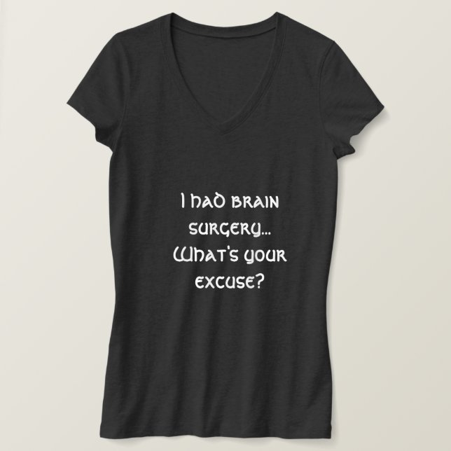 Camiseta Cirugía cerebral TShirt (Anverso del diseño)