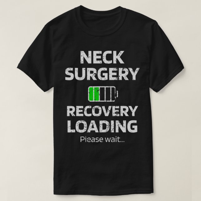Camiseta Cirugía Cuello Recuperación Carga Implante Cuello  (Diseño del anverso)