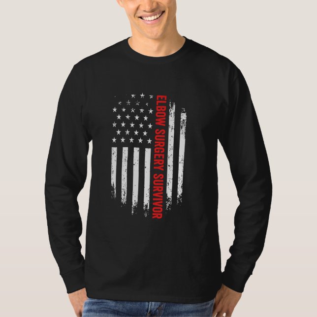 Camiseta Cirugía de arco iris Sobreviviente de la recuperac (Anverso)