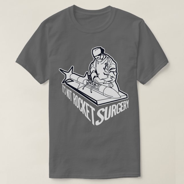 Camiseta Cirugía de cohetes (Diseño del anverso)